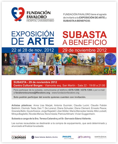 Subasta Fundacion Favaloro